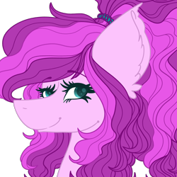 Size: 2500x2500 | Tagged: safe, oc, oc only, oc:violet ray, pony, bust, commission, high res, portrait, solo