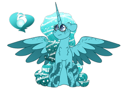 Size: 3086x2309 | Tagged: safe, artist:crazysketch101, oc, oc only, oc:marina, alicorn, pony, alicorn oc, chest fluff, high res, horn, simple background, solo, transparent background, wings