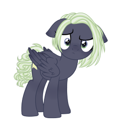 Size: 3000x3066 | Tagged: safe, artist:alfury, artist:starshade, oc, oc only, pegasus, pony, female, floppy ears, high res, mare, simple background, solo, transparent background