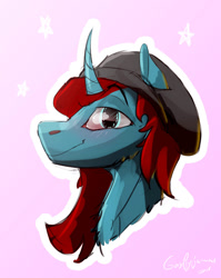 Size: 1061x1336 | Tagged: safe, artist:gaypyjamas, oc, oc:starry gaze, pony, unicorn, bust