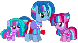 Size: 1258x696 | Tagged: safe, artist:徐詩珮, oc, oc:bubble sparkle, oc:nova sparkle, oc:velvet berrytwist, alicorn, pony, bubbleverse, series:sprglitemplight diary, series:sprglitemplight life jacket days, series:springshadowdrops diary, series:springshadowdrops life jacket days, alternate universe, base used, clothes, female, filly, lifeguard, magical lesbian spawn, magical threesome spawn, multiple parents, next generation, offspring, parent:glitter drops, parent:spring rain, parent:tempest shadow, parent:twilight sparkle, parents:glittershadow, parents:sprglitemplight, parents:springdrops, parents:springshadow, parents:springshadowdrops, siblings, simple background, sisters, teenager, transparent background