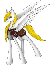 Size: 1365x1777 | Tagged: safe, artist:haroldroe, oc, oc only, oc:steel feather, pegasus, pony, pegasus oc, simple background, solo, transparent background, wings