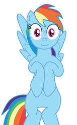 Size: 1192x1953 | Tagged: safe, artist:theawesomeguy98201, rainbow dash, g4, cute, looking at you, stare