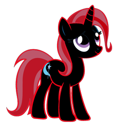 Size: 894x894 | Tagged: safe, alternate version, artist:foxygamer101, trixie, pony, g4, corrupted, female, simple background, solo, transparent background, variant, vector