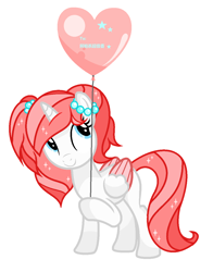 Size: 984x1252 | Tagged: safe, artist:anno酱w, oc, oc only, alicorn, pony, balloon, base used, heart, heart balloon, horn, smiling, solo, stars, wings