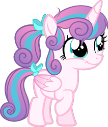 Size: 4287x5045 | Tagged: safe, artist:tales-fables, princess flurry heart, alicorn, pony, g4, absurd resolution, female, filly, filly flurry heart, headcanon in the description, older, older flurry heart, simple background, solo, transparent background, vector