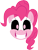 Size: 860x1117 | Tagged: safe, artist:clarktooncrossing, pinkie pie, earth pony, pony, g4, bust, clothes, cosplay, costume, deadpool, marvel, pinkiepool, portrait, simple background, solo, transparent background