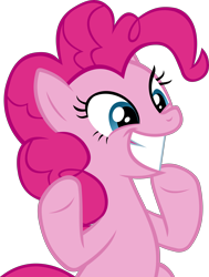Size: 3763x4980 | Tagged: safe, artist:ironm17, pinkie pie, pony, g4, the summer sun setback, absurd resolution, female, simple background, solo, transparent background, vector