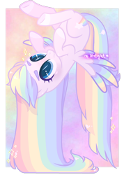 Size: 1280x1798 | Tagged: safe, artist:m-00nlight, oc, oc only, pegasus, pony, base used, colored wings, female, mare, multicolored wings, solo, wings