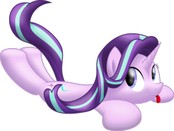 Size: 1292x973 | Tagged: safe, artist:bladedragoon7575, starlight glimmer, pony, g4, :p, cute, female, simple background, solo, tongue out, transparent background, vector