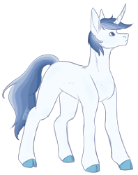 Size: 2327x2940 | Tagged: safe, artist:amcirken, oc, oc only, oc:skyshine, pony, unicorn, high res, male, simple background, solo, stallion, transparent background
