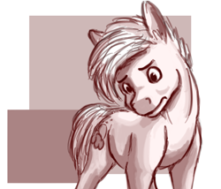 Size: 3500x3000 | Tagged: safe, artist:fynjy-87, oc, oc only, earth pony, pony, abstract background, cutie mark, high res, monochrome, sad, solo