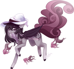 Size: 1280x1186 | Tagged: safe, artist:milquebun, oc, oc only, oc:chiari, pegasus, pony, colored wings, crying, female, hat, mare, simple background, solo, transparent background, wings, witch hat
