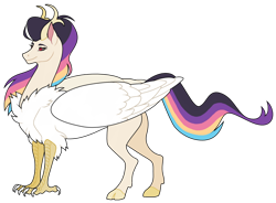 Size: 1600x1178 | Tagged: safe, artist:trippinmars, oc, oc only, oc:astraea, hybrid, female, interspecies offspring, offspring, parent:discord, parent:princess celestia, parents:dislestia, simple background, solo, transparent background