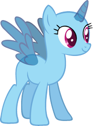 Size: 955x1293 | Tagged: safe, artist:pegasski, oc, oc only, alicorn, pony, g4, what about discord?, alicorn oc, bald, base, eyelashes, female, horn, mare, simple background, smiling, solo, transparent background, wings