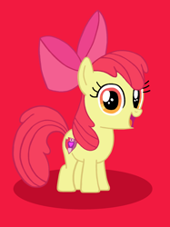 Size: 1620x2168 | Tagged: safe, artist:cybertronianbrony, apple bloom, earth pony, pony, g4, adorabloom, cute, female, solo