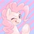 Size: 1536x1536 | Tagged: safe, artist:kurogewapony, pinkie pie, earth pony, pony, daily pinkie pie, g4, female, frog (hoof), looking at you, mare, one eye closed, smiling, underhoof, wink