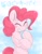 Size: 1617x2048 | Tagged: safe, artist:kurogewapony, pinkie pie, earth pony, pony, daily pinkie pie, g4, eyes closed, female, mare, snickering, solo