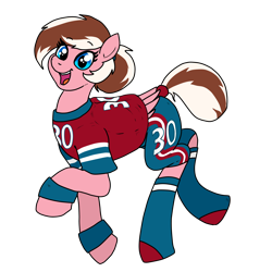 Size: 3600x3600 | Tagged: safe, artist:pony quarantine, oc, oc only, oc:first down, pegasus, pony, american football, high res, pronking, simple background, solo, sports, transparent background