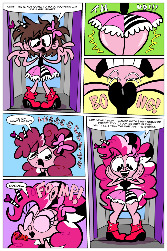 #2370953 - suggestive, artist:joeywaggoner, pinkie pie, oc, human