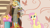 Size: 1920x1080 | Tagged: safe, screencap, discord, fluttershy, draconequus, pegasus, pony, discordant harmony, g4, my little pony: friendship is magic, clothes, duo, fading, glasses, sweater, transparent