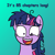 Size: 500x500 | Tagged: artist needed, safe, twilight sparkle, pony, g4, dialogue, eye twitch, faic, female, gradient background, mare, messy mane, solo, tl;dr, twilight loves fanfiction, twilight snapple