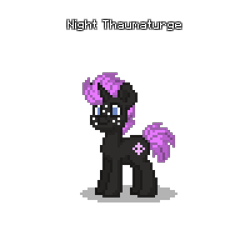 Size: 400x400 | Tagged: safe, oc, oc only, pony, unicorn, pony town, photo, simple background, solo, transparent background