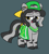 Size: 1132x1262 | Tagged: safe, artist:taurson, oc, oc only, oc:silver needle, pony, zebra, :p, backwards ballcap, baseball cap, cap, cute, dreadlocks, ear piercing, earring, hair beads, hat, jewelry, piercing, solo, tail ring, tongue out, zebra oc