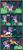 Size: 1596x3500 | Tagged: safe, artist:mrraapeti, fluttershy, scootaloo, sweetie belle, pegasus, pony, unicorn, comic:wild au, g4, alternate universe, bandage, black eye, broken horn, horn, pounce, trap (device)