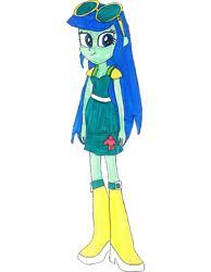 Size: 2368x3056 | Tagged: safe, artist:topsangtheman, blueberry cake, equestria girls, g4, female, high res, simple background, solo, traditional art, transparent background