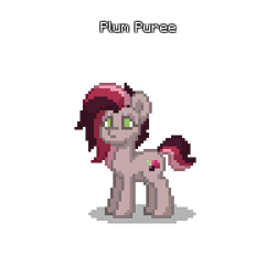 Size: 400x400 | Tagged: safe, oc, oc only, earth pony, pony, pony town, screenshots, simple background, solo, transparent background