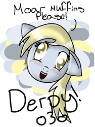 Size: 768x1024 | Tagged: safe, artist:yazmen10, derpy hooves, pegasus, pony, g4, blushing, female, mare, solo