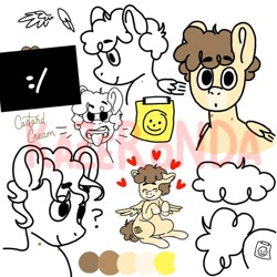 Size: 894x894 | Tagged: artist needed, source needed, safe, oc, oc only, oc:custard, pegasus, pony, solo