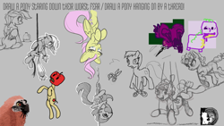 Size: 1920x1080 | Tagged: safe, artist:hellpony, applejack, cozy glow, fluttershy, rainbow dash, spike, twilight sparkle, alicorn, bird, pony, g4, apple pony, atg 2020, bleach, newbie artist training grounds, scissors, twilight sparkle (alicorn)