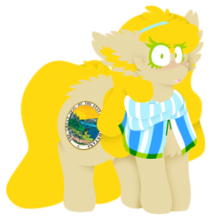 Size: 4604x4797 | Tagged: safe, artist:vanillaswirl6, oc, oc only, oc:montana, pony, vanillaswirl6's state ponies, clothes, female, headband, photoshop, scarf, shawl, simple background, solo, transparent background