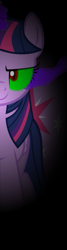Size: 233x871 | Tagged: safe, artist:zacatron94, part of a set, twilight sparkle, alicorn, pony, g4, corrupted, corrupted twilight sparkle, corruption is magic, corruption of magic, cutie mark, dark magic, female, magic, part of a series, possessed, solo, sombra eyes, twilight sparkle (alicorn)