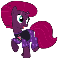 Size: 1051x1064 | Tagged: safe, artist:徐詩珮, fizzlepop berrytwist, tempest shadow, pony, unicorn, series:sprglitemplight diary, series:sprglitemplight life jacket days, series:springshadowdrops diary, series:springshadowdrops life jacket days, g4, alternate universe, base used, clothes, cute, pajamas, simple background, transparent background