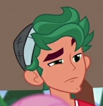 Size: 210x216 | Tagged: safe, screencap, timber spruce, equestria girls, g4, my little pony equestria girls: legend of everfree, cropped, male, reaction image, solo
