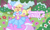 Size: 2879x1725 | Tagged: safe, artist:tassji-s, applejack, equestria girls, g4, look before you sleep, beautiful, clothes, costume, cute, dress, female, froufrou glittery lacy outfit, happy, hennin, jackabetes, princess applejack, solo