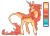 Size: 1280x925 | Tagged: safe, artist:yuyusunshine, oc, oc only, hybrid, pony, offspring, parent:autumn blaze, parent:sunburst, reference sheet, simple background, solo, transparent background, watermark