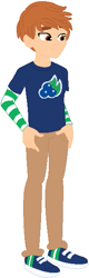 Size: 199x624 | Tagged: safe, artist:selenaede, artist:user15432, human, equestria girls, g4, barely eqg related, base used, brown hair, clothes, crossover, equestria girls style, equestria girls-ified, hand on hip, huckleberry pie, pants, shirt, shoes, sneakers, solo, strawberry shortcake, strawberry shortcake's berry bitty adventures