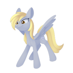 Size: 1593x1599 | Tagged: safe, artist:dusthiel, derpy hooves, pegasus, pony, g4, atg 2020, cheek fluff, chest fluff, cute, derpabetes, female, mare, newbie artist training grounds, simple background, solo, transparent background
