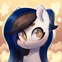 Size: 1000x1000 | Tagged: safe, artist:oofycolorful, oc, oc only, pony, bust, solo