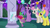 Size: 1920x1080 | Tagged: safe, screencap, lemon hearts, princess celestia, spike, twilight sparkle, twinkleshine, alicorn, dragon, pony, unicorn, amending fences, g4, my little pony: friendship is magic, blindfold, female, hat, male, mare, party, party hat, pin the tail on the pony, smiling, twilight sparkle (alicorn)