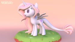 Size: 1600x900 | Tagged: safe, artist:regendary, oc, oc only, alicorn, pony, 3d, female, mare, solo