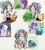 Size: 2607x2929 | Tagged: safe, artist:citi, screencap, phyllis, starlight glimmer, human, pony, unicorn, a horse shoe-in, every little thing she does, g4, marks for effort, my little pony: friendship is magic, chocolate, cute, empathy cocoa, female, flour, food, glimmerbetes, high res, hot chocolate, humanized, magic, mare, marshmallow, scene interpretation, screencap reference, smiling, solo, telekinesis, traditional art