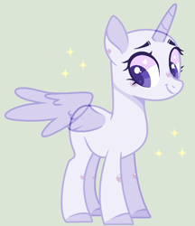 Size: 924x1070 | Tagged: safe, artist:nocturnal-moonlight, oc, oc only, alicorn, pony, alicorn oc, bald, base, colored hooves, horn, simple background, smiling, solo, wings