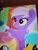 Size: 4032x3024 | Tagged: safe, screencap, bright vision, rose honey, earth pony, pony, g4, my little pony: friendship is magic, my little pony: rainbow roadtrip, background pony, cropped, crystal star, female, low quality, male, mare, photo, picture of a screen, stallion, unnamed character, unnamed pony