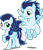 Size: 2350x2764 | Tagged: safe, artist:chainchomp2 edits, artist:whalepornoz, edit, editor:slayerbvc, vector edit, soarin', pegasus, pony, g4, cute, duo, female, flying, glide, grin, high res, looking down, looking up, male, mare, r63 paradox, raised hoof, rule 63, self ponidox, simple background, smiling, soarinbetes, stallion, transparent background, vector