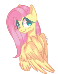 Size: 1028x1319 | Tagged: safe, artist:lisser24, fluttershy, pegasus, pony, g4, bust, cute, female, mare, shyabetes, simple background, solo, transparent background